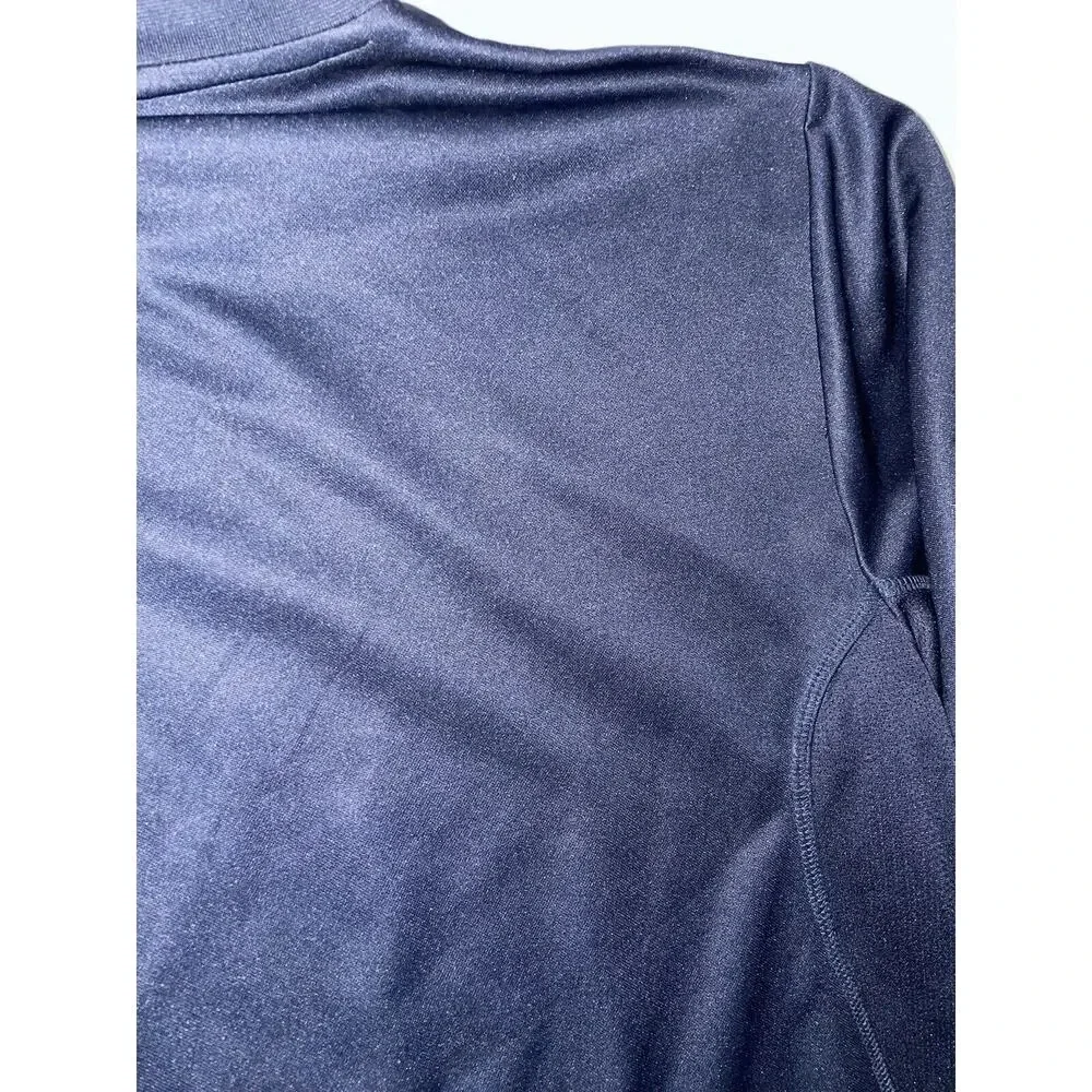 Vintage Nike Center Swoosh Shirt Men’s Large Embroidered Blue White‎ Y2K RARE